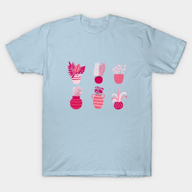 Flower Pots T-Shirt by florifama